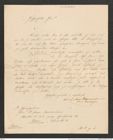 Nachlass Franz Steindachner, Brief und Kopie eines frührern Briefes von Anton Riemerschmid an Franz Steindachner (06.06.1882), Inv.Nr. 419.01, Seite 1